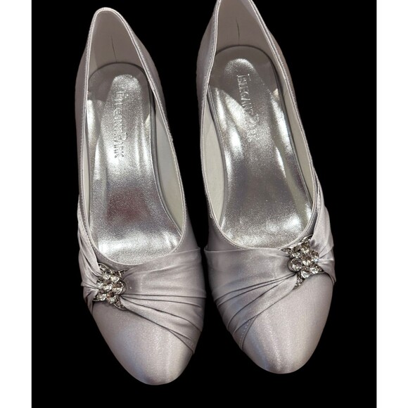 ELEGANTPARK Closed Toe Shoes for Women Low Heel Comfortable Wedding 40 EU 9 US - Picture 1 of 12